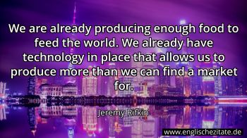Englisches Zitat von Jeremy Rifkin als Bild
