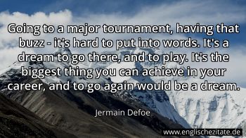 Englisches Zitat von Jermain Defoe als Bild