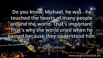Englisches Zitat von Jermaine Jackson als Bild