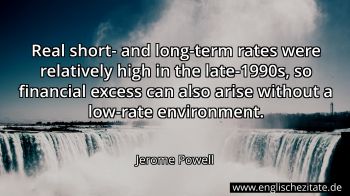 Englisches Zitat von Jerome Powell als Bild