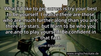 Englisches Zitat von Jerome Richardson als Bild