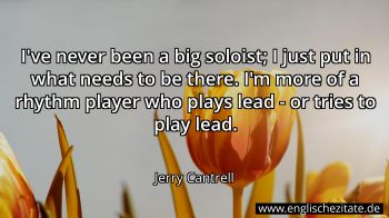 Englisches Zitat von Jerry Cantrell als Bild