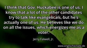 Englisches Zitat von Jerry Falwell, Jr. als Bild