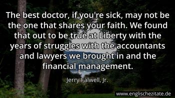 Englisches Zitat von Jerry Falwell, Jr. als Bild
