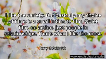 Englisches Zitat von Jerry Goldsmith als Bild