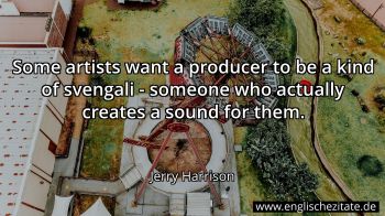 Englisches Zitat von Jerry Harrison als Bild