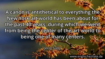 Englisches Zitat von Jerry Saltz als Bild