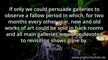 Englisches Zitat von Jerry Saltz als Bild