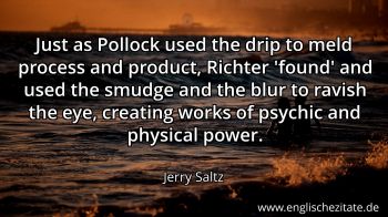 Englisches Zitat von Jerry Saltz als Bild