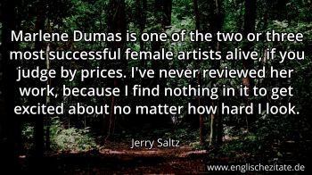 Englisches Zitat von Jerry Saltz als Bild