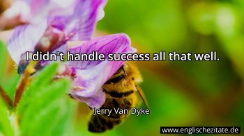 Englisches Zitat von Jerry Van Dyke als Bild