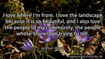 Englisches Zitat von Jesmyn Ward als Bild