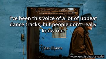 Englisches Zitat von Jess Glynne als Bild