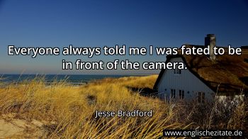 Englisches Zitat von Jesse Bradford als Bild