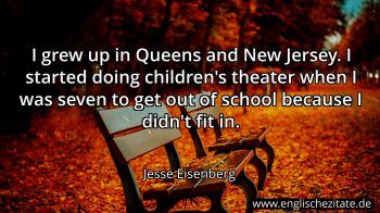 Englisches Zitat von Jesse Eisenberg als Bild