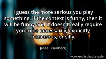 Englisches Zitat von Jesse Eisenberg als Bild