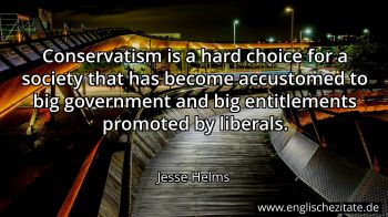 Englisches Zitat von Jesse Helms als Bild