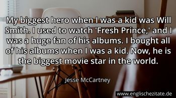 Englisches Zitat von Jesse McCartney als Bild