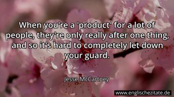 Englisches Zitat von Jesse McCartney als Bild