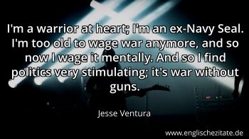 Englisches Zitat von Jesse Ventura als Bild