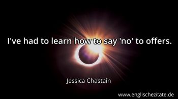 Englisches Zitat von Jessica Chastain als Bild