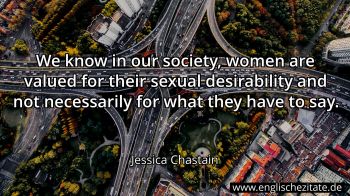 Englisches Zitat von Jessica Chastain als Bild