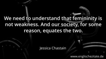 Englisches Zitat von Jessica Chastain als Bild