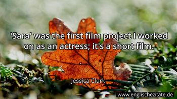 Englisches Zitat von Jessica Clark als Bild