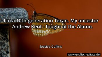 Englisches Zitat von Jessica Collins als Bild