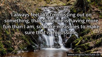 Englisches Zitat von Jessica Cutler als Bild