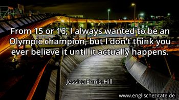 Englisches Zitat von Jessica Ennis-Hill als Bild