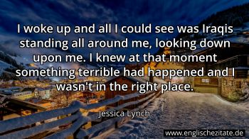 Englisches Zitat von Jessica Lynch als Bild