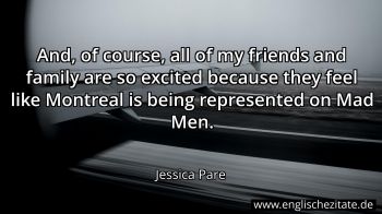 Englisches Zitat von Jessica Pare als Bild