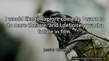 Englisches Zitat von Jessica Raine als Bild