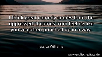 Englisches Zitat von Jessica Williams als Bild
