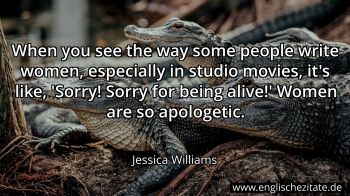 Englisches Zitat von Jessica Williams als Bild