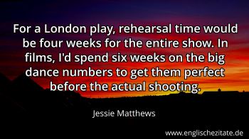 Englisches Zitat von Jessie Matthews als Bild