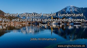 Englisches Zitat von Jiddu Krishnamurti als Bild