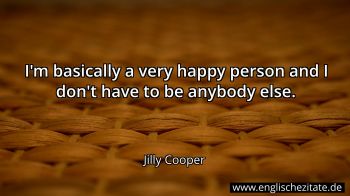 Englisches Zitat von Jilly Cooper als Bild
