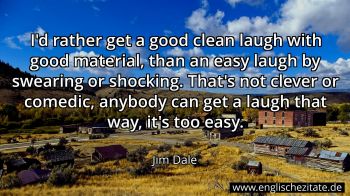 Englisches Zitat von Jim Dale als Bild