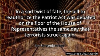 Englisches Zitat von Jim Sensenbrenner als Bild