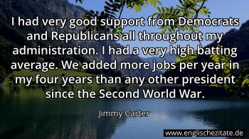 Englisches Zitat von Jimmy Carter als Bild