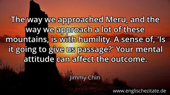 Englisches Zitat von Jimmy Chin als Bild