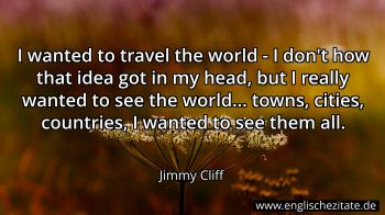 Englisches Zitat von Jimmy Cliff als Bild
