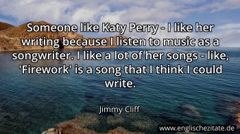 Englisches Zitat von Jimmy Cliff als Bild