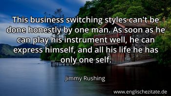 Englisches Zitat von Jimmy Rushing als Bild