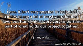 Englisches Zitat von Jimmy Wales als Bild