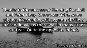 Englisches Zitat von Jo Nesbo als Bild