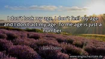 Englisches Zitat von Joan Collins als Bild