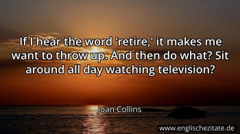 Englisches Zitat von Joan Collins als Bild